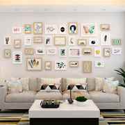 简约相框a组合沙发背景墙照片墙装饰创意客厅房间打印相片加画