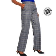 kasper女式格伦格纹商务正装裤 - 宝蓝色组合 美国奥莱直发