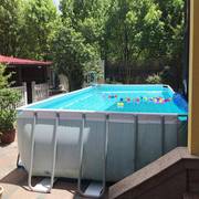 大型儿童游泳池家用免充气游泳池大号，支架水池折叠加厚宠物养鱼池