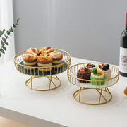 林家小子欧式轻奢陶瓷，水果盘创意客厅家用水果篮，下午茶糖果甜品架