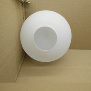 玻璃灯罩奶白圆球吊灯，台灯吸顶灯灯具配件，外壳圆球灯罩灯具配件