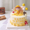 烘焙蛋糕装饰创意卡通可爱蜜语，蜜蜂娃娃摆件背包，萌萌儿童蛋糕装扮