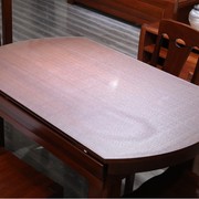 透明pvc软玻璃防水桌布伸缩椭圆形餐桌垫防油免洗塑料胶垫水晶板