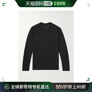 香港直邮潮奢lululemon男士，2.5金属色开叉，高科技弹性网纱t恤