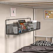 学生寝室床头置物架墙上零食挂篮免打孔床上收纳好物宿舍上铺神器