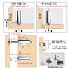 嘉庞柜门反弹器免拉手隐藏触碰开启按弹器自动弹开柜门开门器铰链