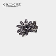 Cercoo/奢蔻钻里繁花系列水钻发夹发卡鸭嘴夹抓夹小号精致鲨鱼夹