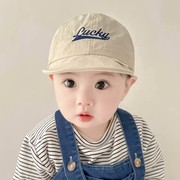宝宝春秋季鸭舌帽婴儿，软沿速干遮阳棒球帽，儿童帽子薄款夏季太阳帽