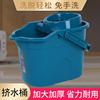 带滑轮洗拖把桶挤水桶，老式手压墩布，拧水桶胶棉海绵拖把清洗桶单桶