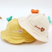 婴儿帽子春秋款遮阳帽防晒帽，可调男女孩，宝宝太阳帽1岁夏季薄款