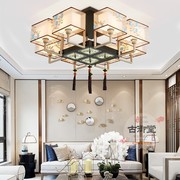新中式客厅灯套餐现代中式灯具中国风仿古酒店餐厅卧室灯饰 圆形
