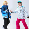 定制2022儿童滑雪服套装男童女童户外防水保暖加绒宝宝滑雪装备防