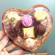 网红巧克力橡皮擦爱心，大礼盒创意仿真食物，高颜值小学生礼物摆件