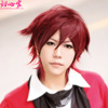 甜心家 AMNESIA失忆症Shincos假发暗红反翘收脸 cosplay假发