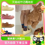 2023秋季topstar韩国儿童帆布鞋，女软底男童水洗，魔术贴奶奶鞋