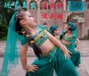 儿童印度演出服装花儿花儿西域风情敦煌新疆舞民族舞蹈服茉莉公主