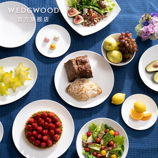 wedgwood威基伍德几何四人，食20件套餐具，欧式骨瓷餐具套装碗盘家用