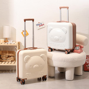 小型行李箱轻便儿童卡通子母，箱20寸可爱旅行箱，小皮箱女登机拉杆箱