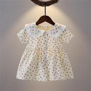 夏季0-1-2-3岁4女宝宝裙子女童连衣裙夏装童装公主裙婴儿6789个月