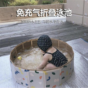 戏水池儿童球池小型波波池，洗澡折叠婴儿游泳家用海洋泳池游戏池i