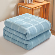 A类老式毛巾被纯棉单人双午加厚全棉提花被毛巾毯床单盖毯夏季薄