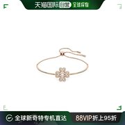 韩国直邮swarovski男女戒指施华洛，世奇设计玫瑰锆石水晶金色