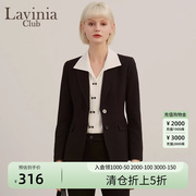 Lavinia拉维妮娅早春季职场通勤气质面试正装西服外套女装小个子