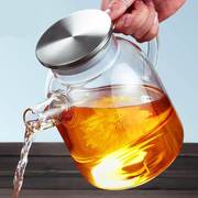 家用电陶炉泡煮茶壶玻璃加厚耐高温单开水壶，烧水壶过滤水果花茶壶