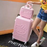 韩版hellokitty可爱行李箱，20寸24寸拉杆女学生拉箱万向轮旅行箱