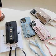 2023年女士韩版手提手机，包斜跨链条包韩国(包韩国)潮流休闲时尚小包包