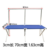 地摊架子货折叠夜市摆饰品挂衣服水果多功能展示桌便携简易床竹席
