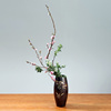 日本进口信乐烧窑变花瓶花器摆件装饰日式花道投入花自由插花器皿