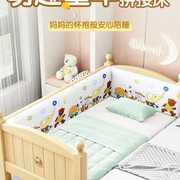 拼接床儿童床实木婴儿床定制宝宝单人床公主床大床加宽床拼接