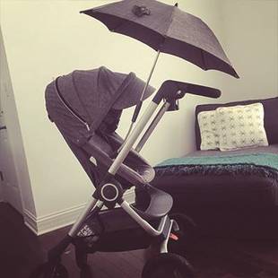 Stokke婴儿推车配件遮阳伞/睡袋脚套/脚踏板/蚊帐/轮子/雨罩