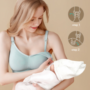 LLQ孕妇内衣孕期怀孕期聚拢防下垂产后薄款胸罩哺乳文胸