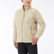 Montbell日本23年冬季户外加厚保暖立领抓绒衣女款摇粒绒外套