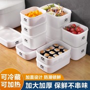 冰箱保鲜盒食品级真空冷冻收纳盒，微波炉专用饭盒，加热便当盒水果盒