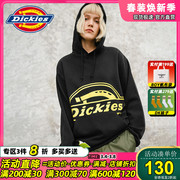 dickies卫衣男连帽衫潮牌情侣，logo印花男女春装新全棉(新全棉)上衣8877bq