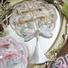 薇艺 母亲节中式刺绣盘扣贴片创意手工diy花束搭配材料花艺装饰