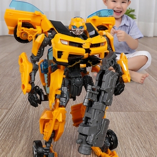 变形大黄蜂玩具男孩儿汽车金刚7手办模型恐龙机器人合金正版5儿童