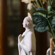 欧式雕塑摆件祈祷天使客厅室内桌面装饰独特赫伦陶瓷瓷偶创意人物