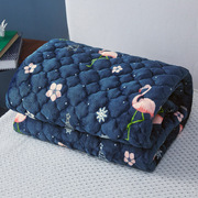 冬季保暖法兰绒床单单件纯色褥单被单双人1.8宿舍珊瑚绒1.2m床1.5