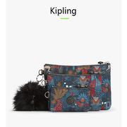 Kipling三件套整理收纳袋IAKA多功能化妆包手拿零钱包K10978