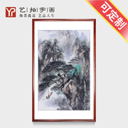 春 纯手绘江南山水画客厅装饰画字画书画国画风水画水乡水墨画