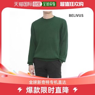 韩国直邮belivus背心男士针织bcn025男士圆形长t恤