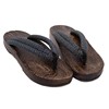 软木拖鞋出口日本男式木屐，纯手工人字中国风，木拖鞋日式男家居夏季