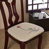 中式古典餐椅垫坐垫家用四季实木，椅子坐垫刺绣加厚椅垫防滑可拆洗