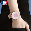 mlb美职棒手表女款学生，欧美潮流粉色限定款多巴胺腕表时尚手表
