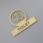 洗手间标识牌创意个性男女卫生间，提示牌墙贴公共厕所wc标志牌门牌