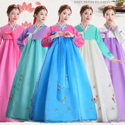 朝鲜族女士舞蹈服装韩国传统古装结婚宫廷韩服少数民族表演服出服